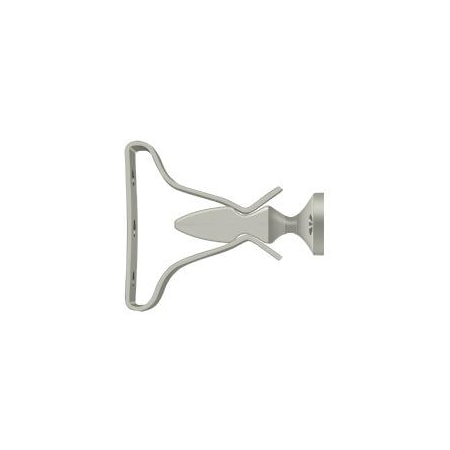 Deltana Shutter Door Holder, 2-3/4" Satin Nickel SDH193U15