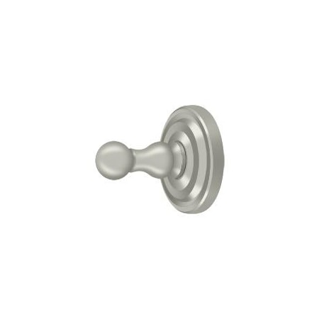 Deltana Single Robe Hook, R-Series Satin Nickel R2009-U15