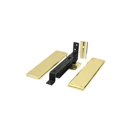 Deltana Bright Brass Spring Hinge DASH95U3