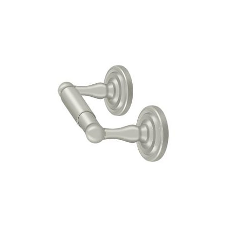 Deltana Toilet Paper Holder, Double Post, R-Series Satin Nickel R2000-U15
