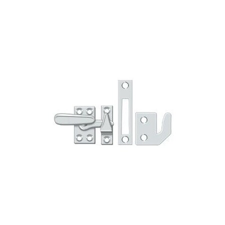 Deltana Window Lock, Casement Fastener, Small Bright Chrome CF066U26