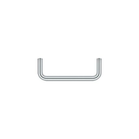 Deltana Wire Pull, 3-1/2" Bright Chrome PW350U26