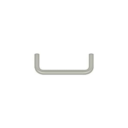 Deltana Wire Pull, 3-1/2" Satin Nickel PW350U15
