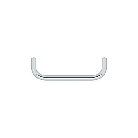 Deltana Wire Pull, 4" Bright Chrome PW400U26