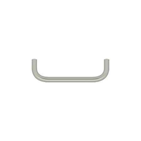 Deltana Wire Pull, 4" Satin Nickel PW400U15