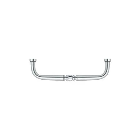Deltana Wire Pull, Traditional, 4" Bright Chrome PCT400U26