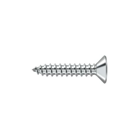 Deltana #10, Wood Screw, Chrome Steel SCWB1010U26