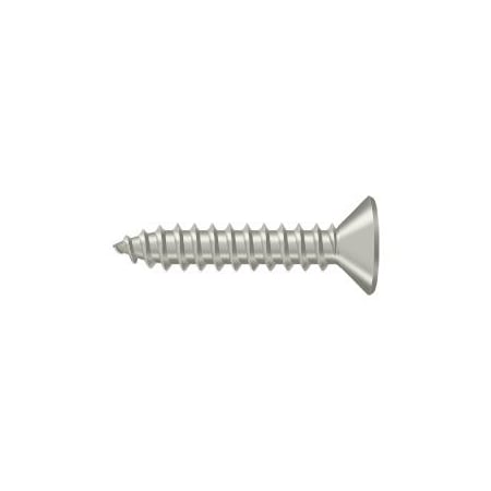 Deltana 1 in, Wood Screw, Nickel Steel SCWB1010U15
