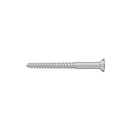 Deltana 2-1/2 in, Wood Screw, Chrome SCWB1225U26D