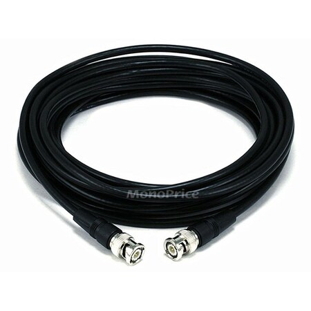 Monoprice Rg/58 Au Braid, Black 25 ft. 6921