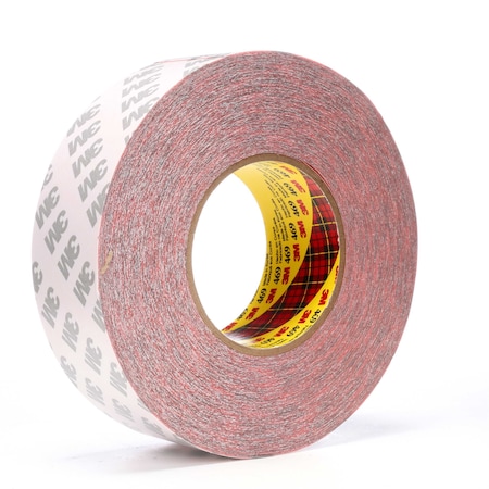 3M Film Tape, 2 in W, 60 yd L, 1 mil, Paper, Double-Sided 469