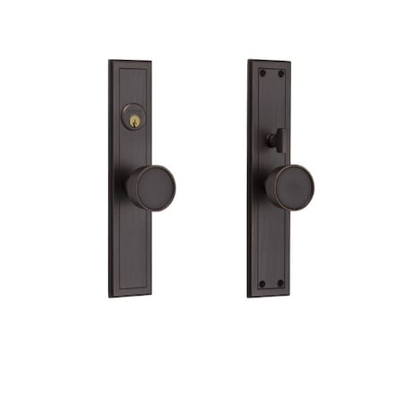 Baldwin Entry Hollywood Hills ENTR Trim Single Cylinder Entry Set Vntn Bronze 6945.112.ENTR
