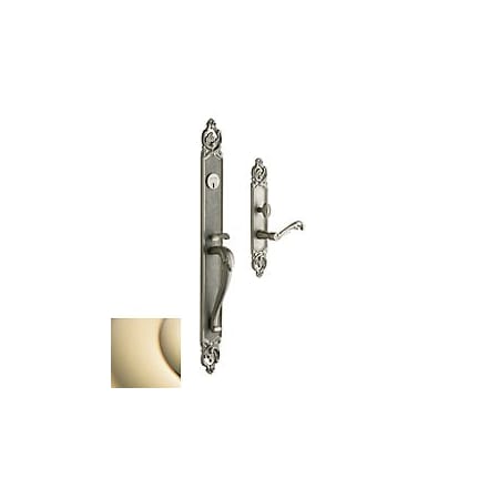Baldwin Estate Entry Handlesets Lifetime Brass 6948.003.RENT