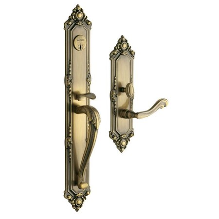 Baldwin Entry Handlesets Antique Brass 6950.050.RENT
