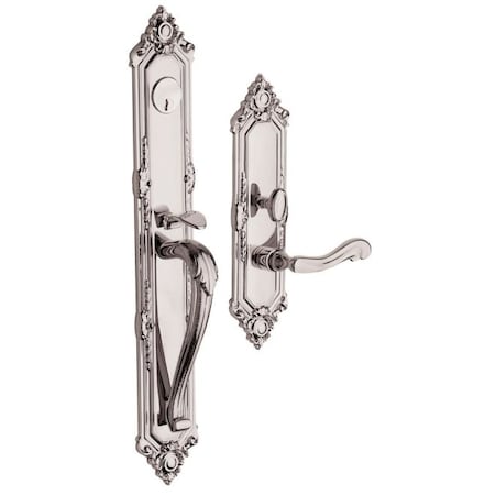 Baldwin Entry Handlesets Lifetime Bright Nickel 6950.055.RENT