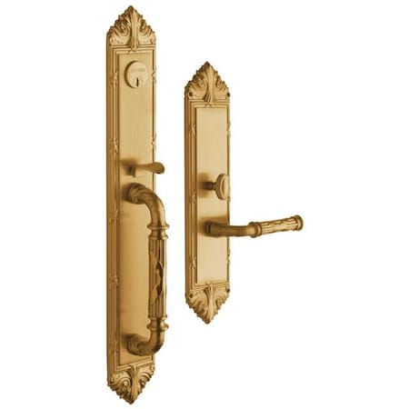 Baldwin Entry Handlesets Vintage Brass 6952.033.LENT