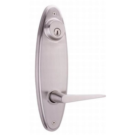 Weslock Urbana Stanford Interior DBL CYL Handleset Trim Satin Nickel 06402--2NSL2D