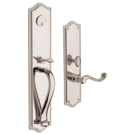 Baldwin Entry Handlesets Lifetime Bright Nickel 6963.055.LENT
