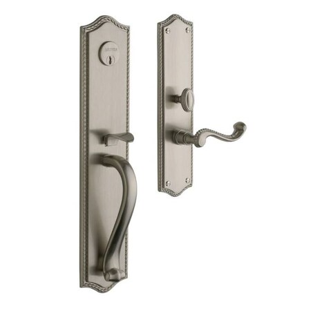 Baldwin Full Dummy Handlesets Lifetime Satin Nickel 6963.056.RFD
