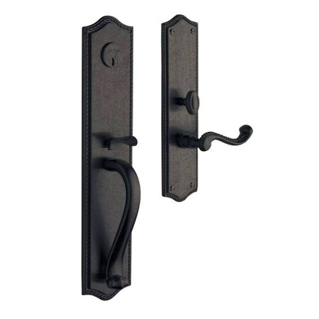 Baldwin Entry Handlesets Distressed Oil Rubbed Bronze 6963.402.RENT