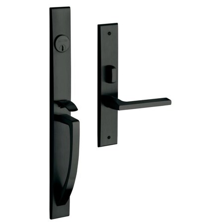 Baldwin Full Dummy Handlesets Satin Black 6966.190.RFD