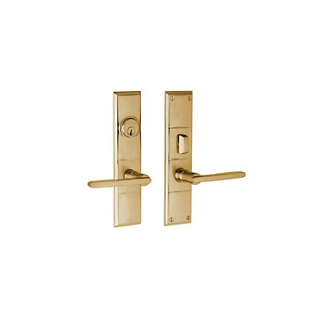 Baldwin Full Dummy Handlesets Vintage Brass 6973.033.FD