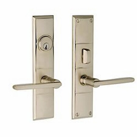 Baldwin Full Dummy Handlesets Lifetime Satin Nickel 6973.056.FD