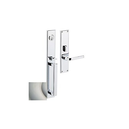 Baldwin Full Dummy Handlesets Lifetime Satin Nickel 6976.056.LFD