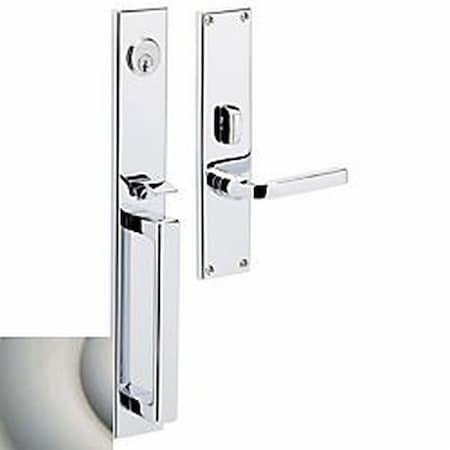 Baldwin Entry Handlesets Lifetime Satin Nickel 6976.056.RENT