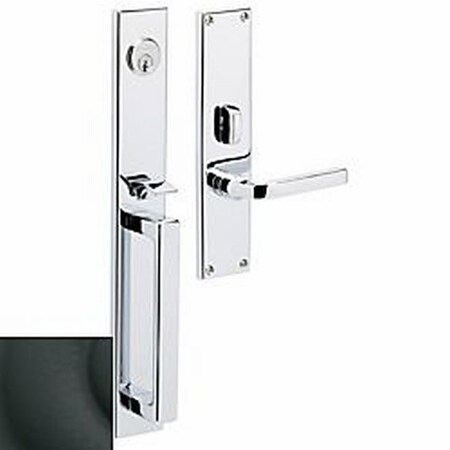Baldwin Entry Handlesets Satin Black 6976.190.RENT