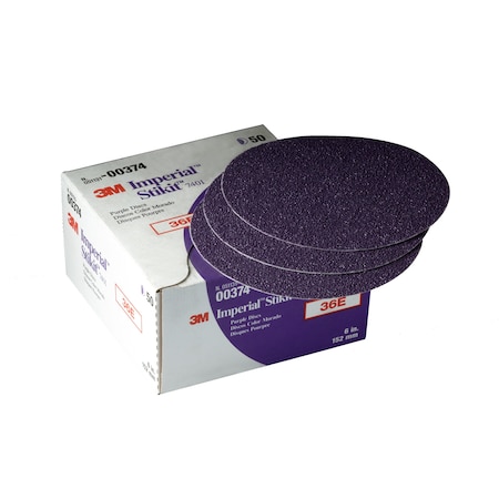 3M Imperial Stikit Disc, 00374, 6", 36E, PK200 00374