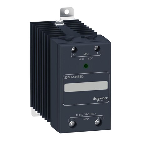 Schneider Electric Ssr1 Ch, 45A-24-280VAC, ZC, 3-32VDC SSM1A145BD