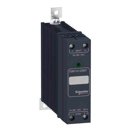 Schneider Electric Ssr1 Ch, 30A-24-280VAC, ZC, 4-32VDC SSM1A130BD