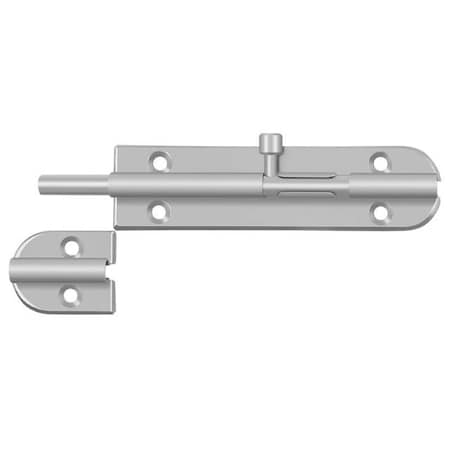 Deltana Barrel Bolt Satin Stainless Steel 6" 6BB32D