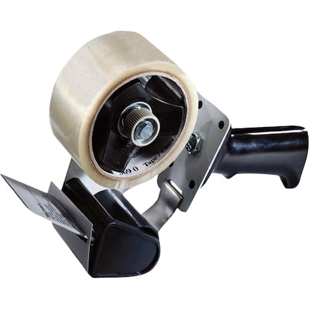 3M Handheld Tape Dispenser, 2 in Max. Tape Width, 3 in Tape Core Dia., Pistol, Metal, Plastic, Black HB903
