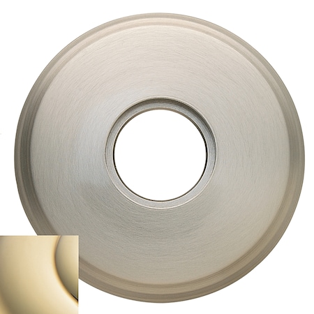 Baldwin Passage Pair Rosettes Lifetime Brass 5075.003