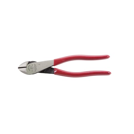 KLEIN TOOLS 8 1/8 in High Leverage Diagonal Cutting Plier Standard Cut Oval Nose Uninsulated D228-8