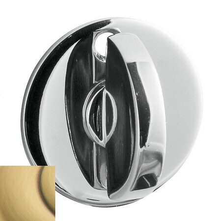 Baldwin Modern Round Satin Brass with Brown Turns Satin Brass with Brown 6750.060