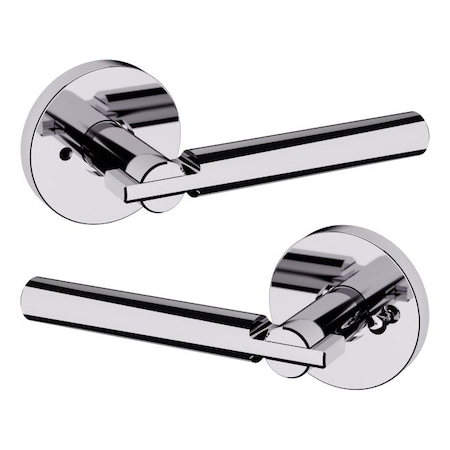Baldwin Privacy Door Levers Bright Chrome 5161.260.PRIV