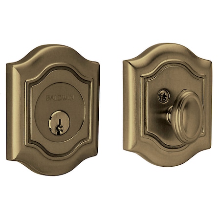 Baldwin Estate Antique Brass Deadbolts 8237.050