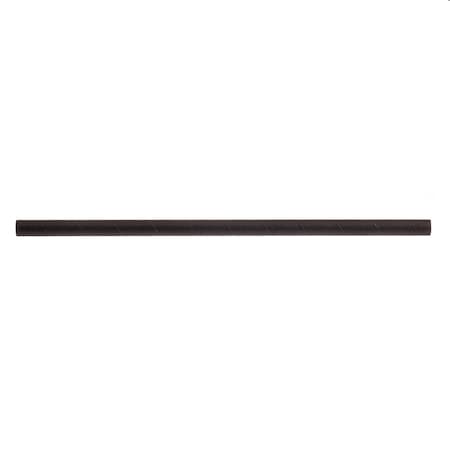 Tablecraft Straws, 10, 8mm, Black, PLA, Individu, PK300 700109