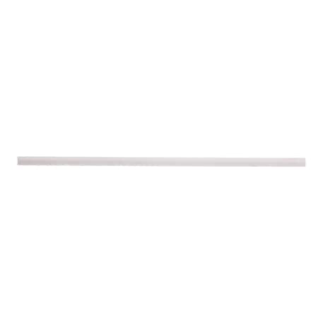 Tablecraft Straws, 7.75", 8mm, Solid White, Pape, PK500 700129