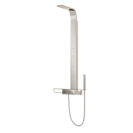 Pulse Showerspas Shower System, Stainless Steel Brushed, Wall 7002-SSB