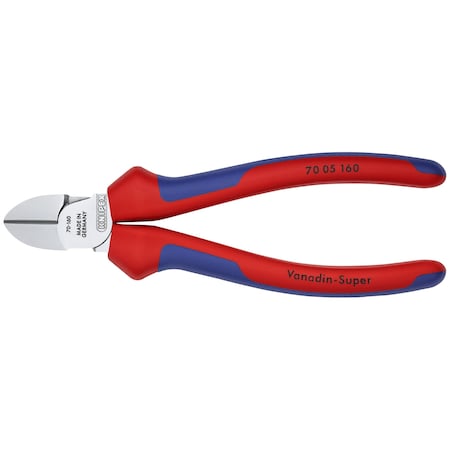 Knipex Diagonal Cutters, 6 1/4" Diagonal Cutter 70 05 160