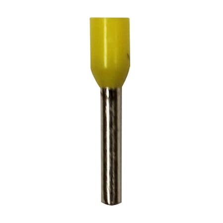 Eclipse Tools Wire Ferrule, Yellow, 20 AWG, PK100 701-023-100
