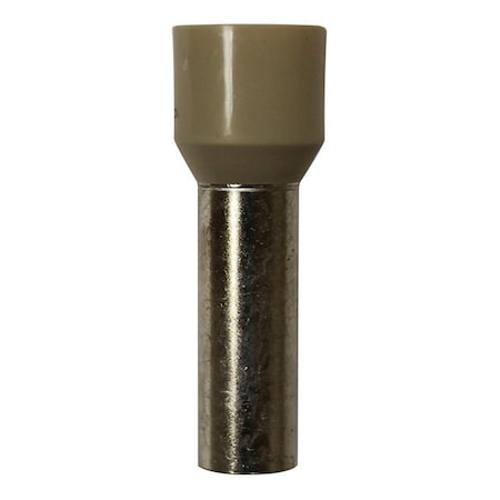 Eclipse Tools Wire Ferrule, Beige, AWG 2, 25mm, PK25 701-045