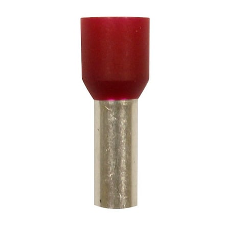 Eclipse Tools Wire Ferrule, Red, 8 AWG, 12mm B, PK100 701-086