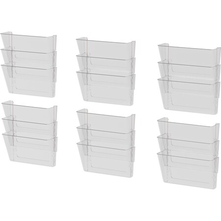 Storex Unbreakable Wall Files, Letter, PK18 70313U06C