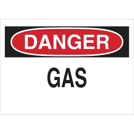 Brady Danger Sign, 7 in H, 10 in W, Rectangle, English, 42999 42999