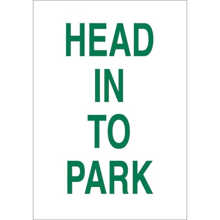 Brady Parking Sign, 18" Height, 12" Width, Fiberglass, Rectangle, English 70376